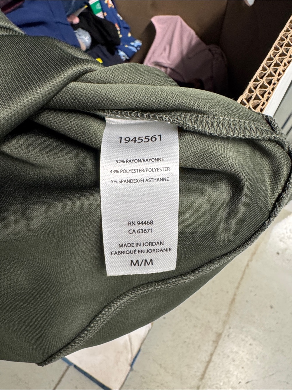 Sage Olive Relaxed Crewneck Sweatshirt - Picture 2 of 2